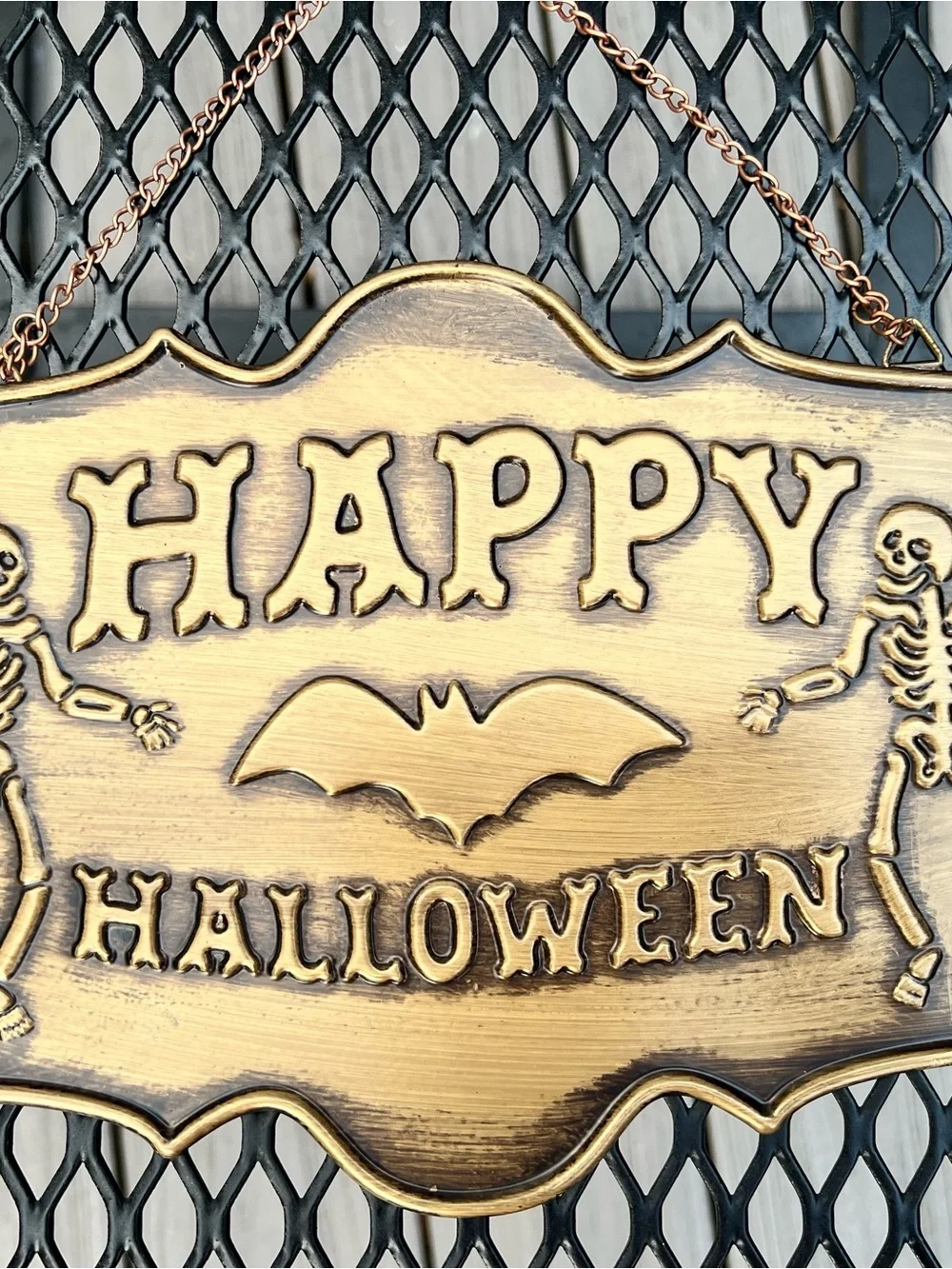 Happy Halloween Tin Sign